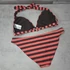 H&M rózsaszín-sötétbarna csíkos női bikini, M