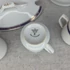 Eichwald antik csehszlovák kék-arany mintás porcelán kávéskészlet