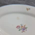 Gránit porcelán nagyméretű virágmintás ovális kínáló