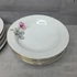 Alföldi porcelán aranyszélű rózsamintás mélytányér és lapostányér szett