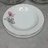 Alföldi porcelán aranyszélű rózsamintás mélytányér és lapostányér szett