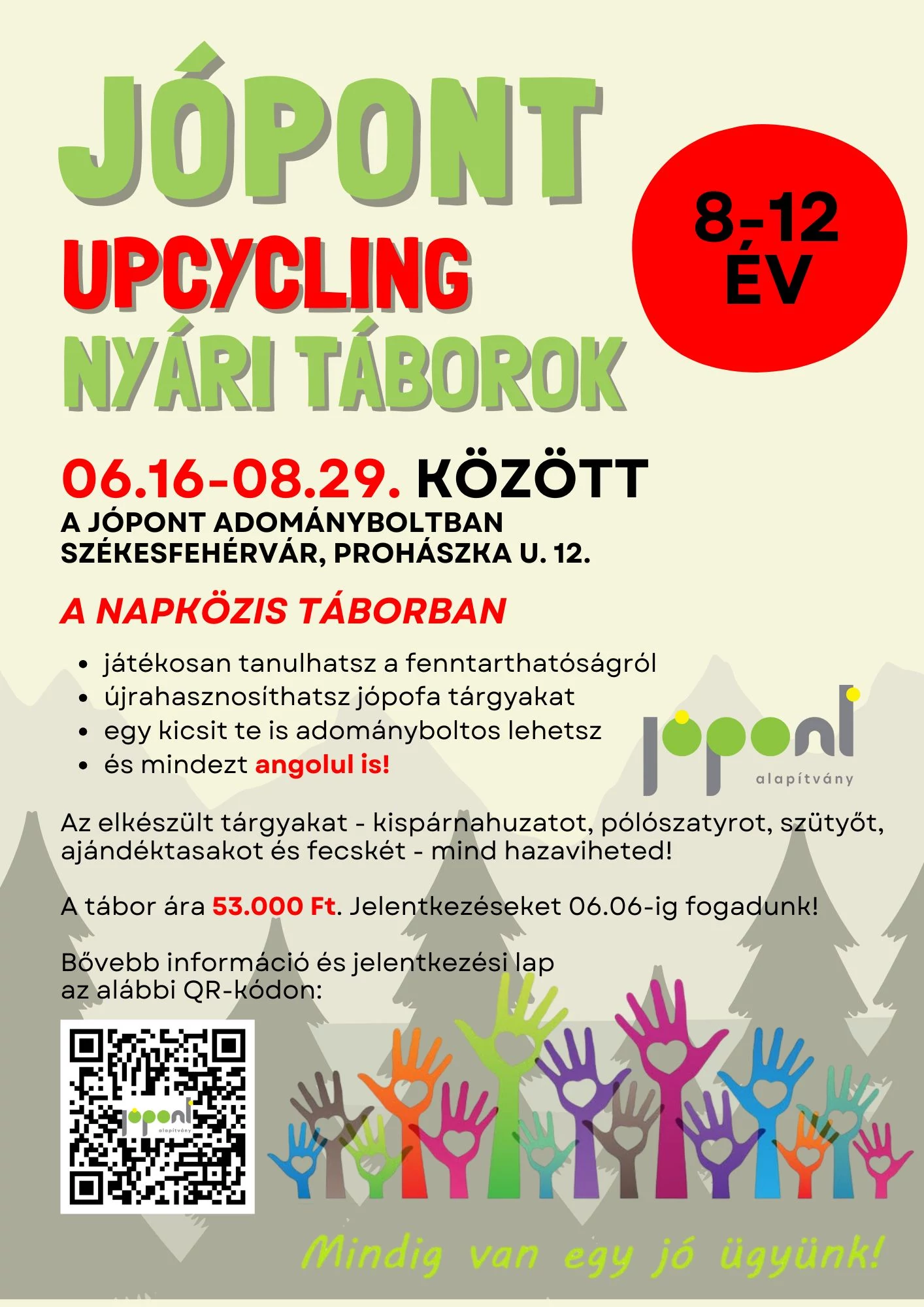 Nyári gyerektáborok a JóPontban! 